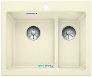 Мойка для кухни прямоугольная BLANCO PLEON 6 Split врезная  искусственный гранит  жасмин 521694