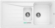 Мойка для кухни прямоугольная BLANCO SONA 6 S SILGRANIT врезная  оборачиваемая  белый 519855
