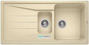 Мийка для кухні прямокутна BLANCO SONA 6 S SILGRANIT врізна обертаємося шампань 519857
