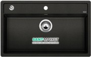 Мойка для кухни прямоугольная BLANCO DALAGO 8 SILGRANIT врезная  с клапаном-автоматом  антрацит 516629