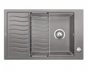Мойка для кухни прямоугольная BLANCO Elon 45 S SILGRANIT® PuraDur® алюметаллик 524816