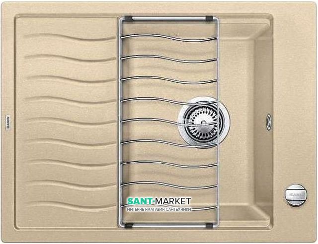 Мийка для кухні прямокутна BLANCO Elon 45 S SILGRANIT® PuraDur® шампань 524820