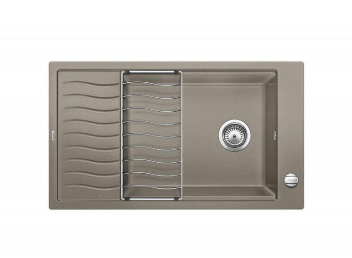 Мийка для кухні прямокутна BLANCO ELON XL 8 S врізна штучний граніт сірий беж 524867