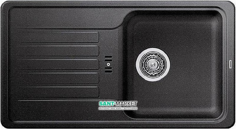 Мийка для кухні прямокутна BLANCO Favos mini SILGRANIT® врізна антрацит 518186