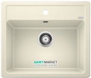Мойка для кухни прямоугольная BLANCO Legra 6 SILGRANIT® врезная  жасмин 523335