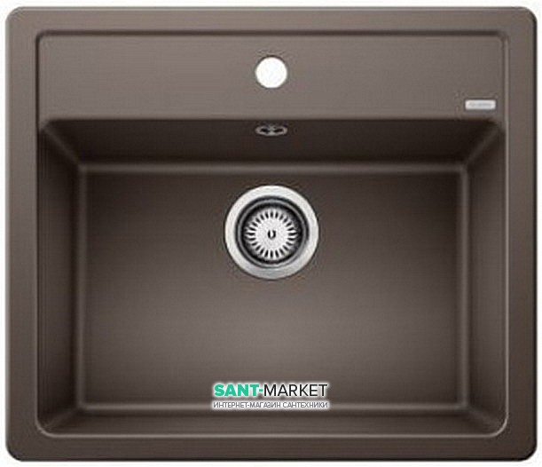 Мийка для кухні прямокутна BLANCO Legra 6 SILGRANIT® врізна кави 523337