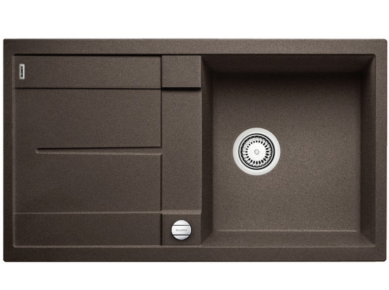 Мойка для кухни прямоугольная BLANCO Metra 5S SILGRANIT® PuraDur® кофе 515041