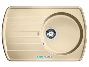Мойка для кухни прямоугольная BLANCO Rondoval 45 S SILGRANIT® PuraDur® шампань 515766