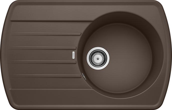Мийка для кухні прямокутна BLANCO Rondoval 45 S SILGRANIT® PuraDur® кави 515769