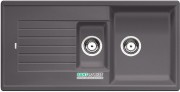 Мийка для кухні прямокутна BLANCO ZIA 6 S SILGRANIT врізна обертаємося темна скеля 518940