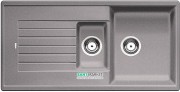Мийка для кухні прямокутна BLANCO ZIA 6 S SILGRANIT врізна обертаємося алюметаллик 514741