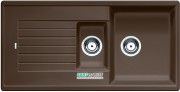 Мийка для кухні прямокутна BLANCO ZIA 6 S SILGRANIT врізна мускат 521968, що обертається.