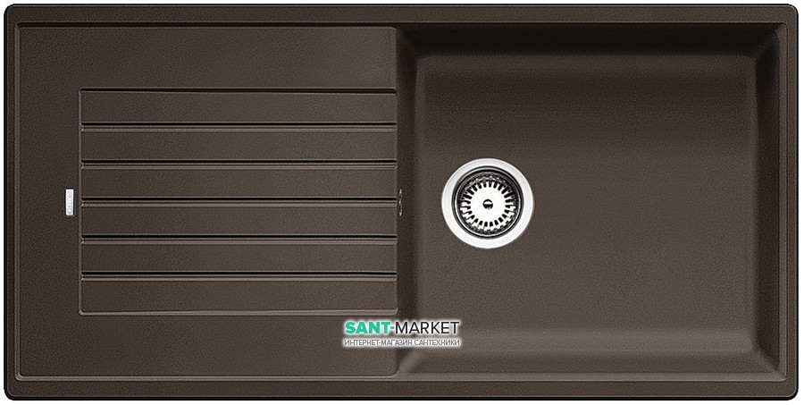 Мийка для кухні прямокутна BLANCO ZIA XL 6 S SILGRANIT врізна обертаємося кави 517577