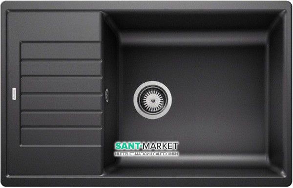 Мойка для кухни прямоугольная BLANCO ZIA XL 6 S Compact SILGRANIT врезная  оборачиваемая  антрацит 523273
