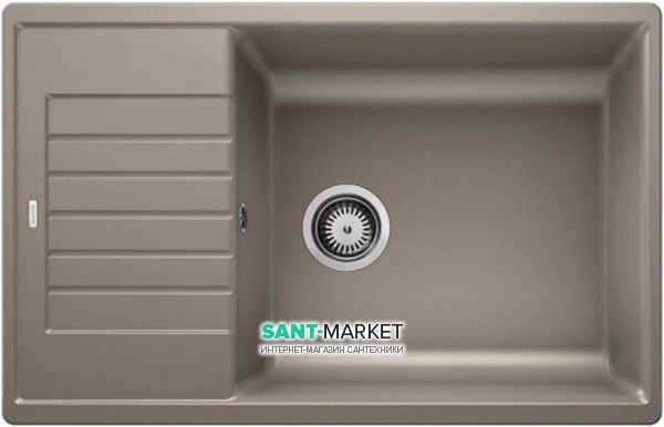 Мойка для кухни прямоугольная BLANCO ZIA XL 6 S Compact SILGRANIT врезная  оборачиваемая  серый беж 523280