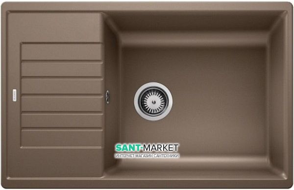 Мийка для кухні прямокутна BLANCO ZIA XL 6 S Compact SILGRANIT врізна обертаємося мускат 523281