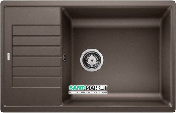 Мойка для кухни прямоугольная BLANCO ZIA XL 6 S Compact SILGRANIT врезная  оборачиваемая  кофе 523282