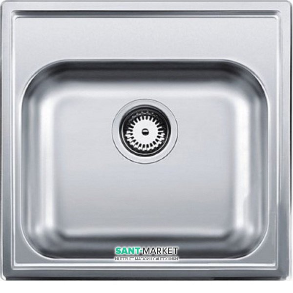 Мойка для кухни квадратная BLANCO Livit 45 врезная  нержавеющая сталь полированная 514785