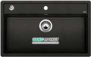 Мойка для кухни прямоугольная BLANCO DALAGO 8 SILGRANIT врезная  с клапаном-автоматом  антрацит 516629