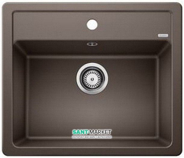 Мийка для кухні прямокутна BLANCO Legra 6 SILGRANIT® врізна кави 523337