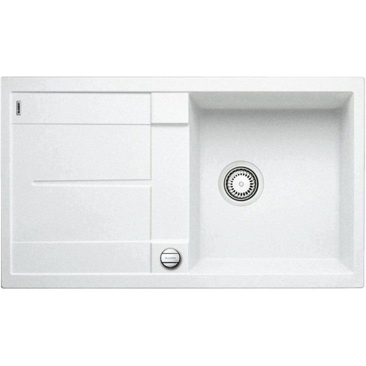 Мийка для кухні прямокутна BLANCO Metra 5S SILGRANIT® PuraDur® біла 513037
