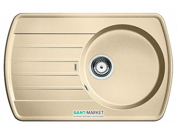 Мойка для кухни прямоугольная BLANCO Rondoval 45 S SILGRANIT® PuraDur® шампань 515766