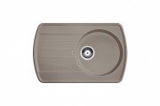 Мойка для кухни прямоугольная BLANCO Rondoval 45 S SILGRANIT® PuraDur® серый беж 517519