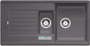 Мийка для кухні прямокутна BLANCO ZIA 6 S SILGRANIT врізна обертаємося темна скеля 518940