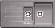 Мийка для кухні прямокутна BLANCO ZIA 6 S SILGRANIT врізна обертаємося алюметаллик 514741