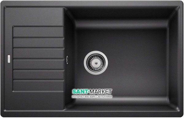 Мийка для кухні прямокутна BLANCO ZIA XL 6 S Compact SILGRANIT врізна обертаємося антрацит 523273