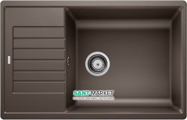 Мийка для кухні прямокутна BLANCO ZIA XL 6 S Compact SILGRANIT врізна обертаємося кави 523282