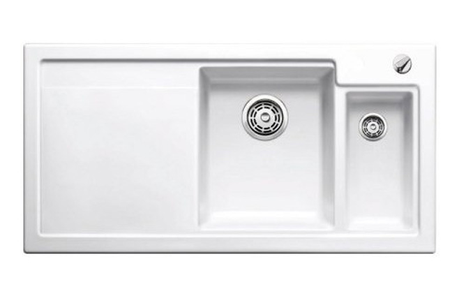 Мойка для кухни прямоугольная BLANCO Axon II 6 S керамика  глянцевый белый 524137
