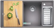 Мойка для кухни прямоугольная BLANCO Axia III 6 S-F SILGRANIT® алюметаллик 523485