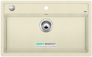 Мойка для кухни прямоугольная BLANCO DALAGO 8 SILGRANIT врезная  с клапаном-автоматом  жасмин 516634