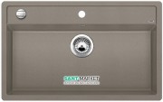 Мойка для кухни прямоугольная BLANCO DALAGO 8 SILGRANIT врезная  с клапаном-автоматом  серый беж 517323