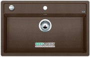 Мойка для кухни прямоугольная BLANCO DALAGO 8 SILGRANIT врезная  с клапаном-автоматом  мускат 521854