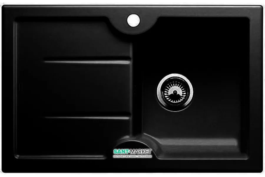 Мийка для кухні прямокутна BLANCO Idessa 45 S кераміка чорна 514500