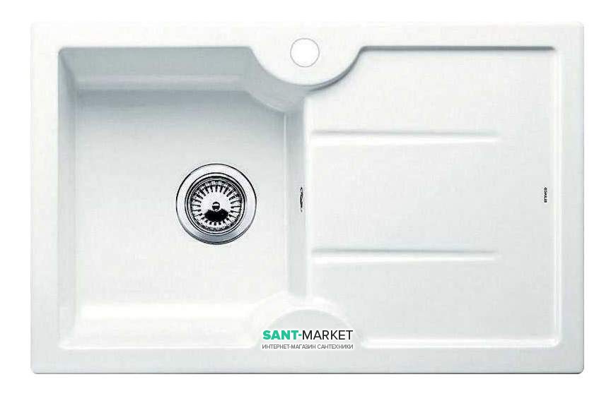 Мойка для кухни прямоугольная BLANCO Idessa 45 S керамика  глянцевый белый 514497