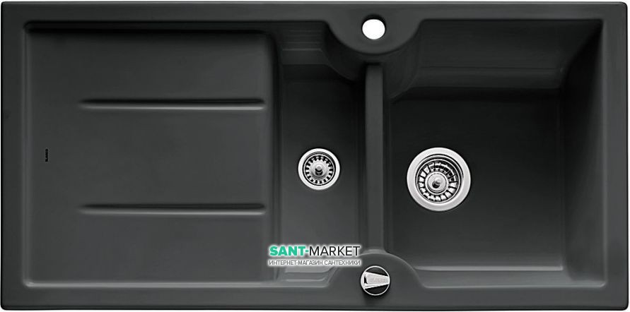 Мийка для кухні прямокутна BLANCO Idessa 6 S кераміка чорний 516006