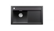 Мойка для кухни прямоугольная Blanco ZENAR 45 S-F SILGRANIT чаша слева  клапан-автомат  антрацит 523819
