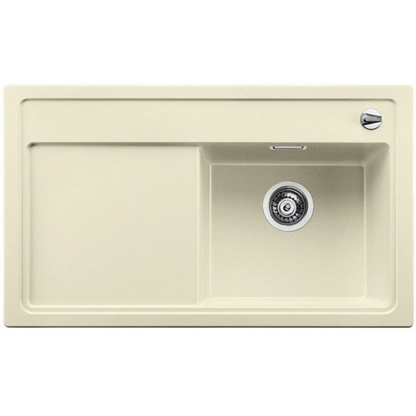 Мийка для кухні прямокутна Blanco ZENAR 45 S-F SILGRANIT клапан-автомат чаша справа жасмин 523797