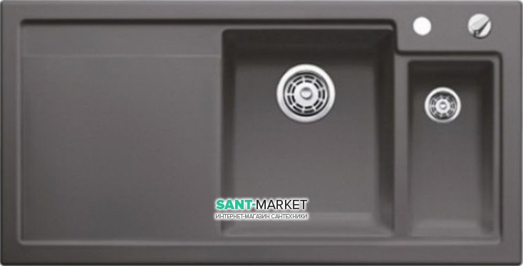 Мийка для кухні прямокутна BLANCO Axon II 6 S кераміка базальт 524147