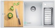 Мойка для кухни прямоугольная BLANCO Axia III 6 S-F SILGRANIT® белая 523486
