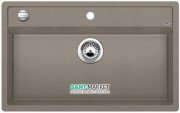 Мойка для кухни прямоугольная BLANCO DALAGO 8 SILGRANIT врезная  с клапаном-автоматом  серый беж 517323
