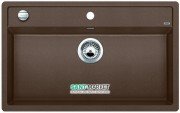 Мийка для кухні прямокутна BLANCO DALAGO 8 SILGRANIT врізна з клапаном-автоматом мускат 521854