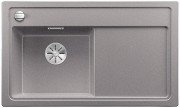 Мойка для кухни прямоугольная Blanco ZENAR 45 S-F SILGRANIT клапан-автомат  чаша слева  алюметаллик 523821