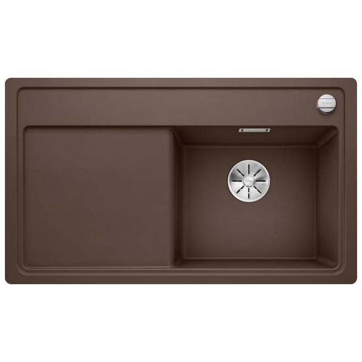 Мийка для кухні прямокутна Blanco ZENAR 45 S-F SILGRANIT клапан-автомат чаша справа кави 523799