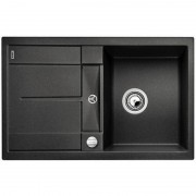 Мойка для кухни оборачиваемая прямоугольная Blanco METRA 45 S-F клапан-автомат  антрацит 519081