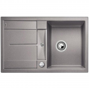 Мойка для кухни оборачиваемая прямоугольная Blanco METRA 45 S-F клапан-автомат  алюметаллик 519082