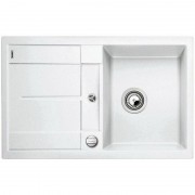Мойка для кухни оборачиваемая прямоугольная Blanco METRA 45 S-F клапан-автомат  белый 519083